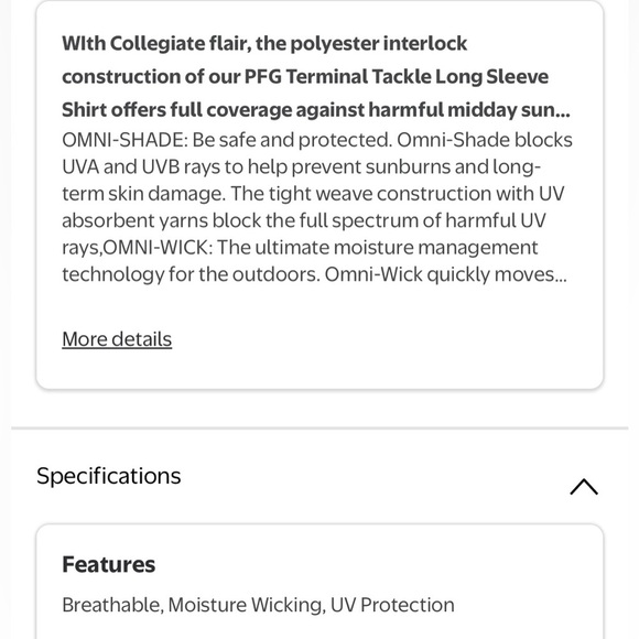NEW Men’s Columbia Terminal Tackle Long Sleeve Black Shirt- XL Tall - Picture 4 of 9
